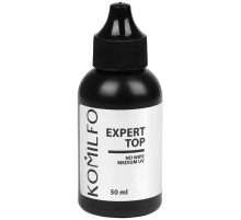 Fixer Komilfo Expert Top No Wipe Medium UV Top, without a sticky layer, 50 ml