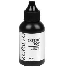 Закріплювач Komilfo Expert Top No Wipe Medium UV Top, без липкого шару, 50 мл