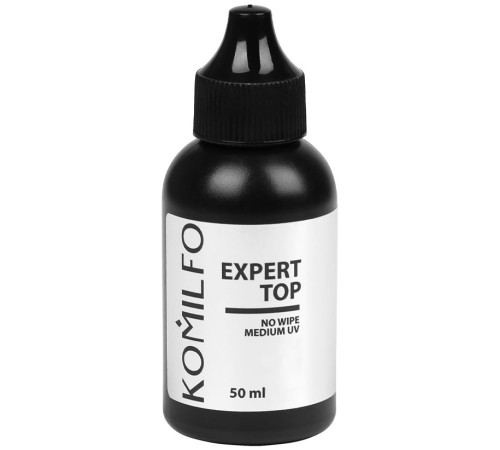 Закріплювач Komilfo Expert Top No Wipe Medium UV Top, без липкого шару, 50 мл