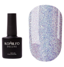 Закріплювач Komilfo Mermade Top, без липкого шару, з блискітками, 8 мл