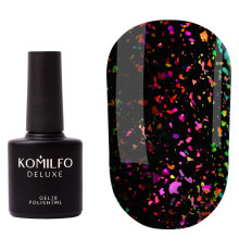 Закріплювач Komilfo No Wipe Chameleon Top, без липкого шару, з пластівцями єдиноріг, 8 мл