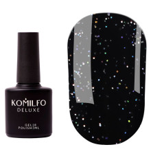 Закріплювач Komilfo No Wipe Holographic Top, без липкого шару, голографічний топ, 8 мл