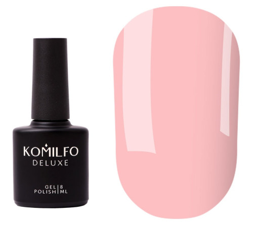 Закріплювач Komilfo No Wipe Milky Pink Top, без липкого шару, рожевий, 8 мл