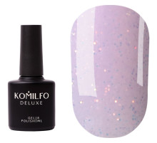 Закріплювач Komilfo Pink Diamond Top, без липкого шару, рожевий з блискітками, 8 мл