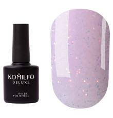 Закріплювач Komilfo Pink Diamond Top, без липкого шару, рожевий з блискітками, 8 мл