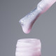 Закріплювач Komilfo Pink Diamond Top, без липкого шару, рожевий з блискітками, 8 мл