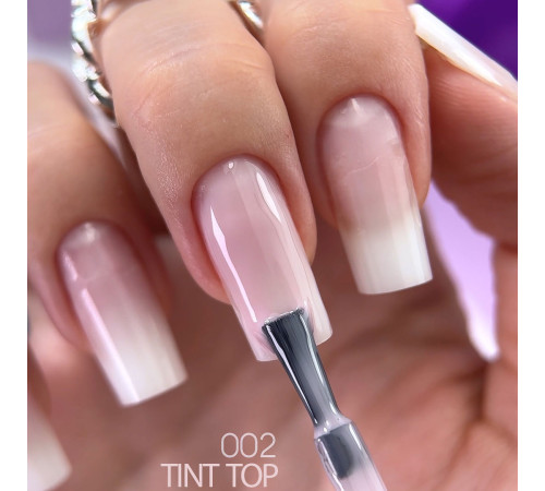 Закріплювач Komilfo Tint Top №002, молочний беж, 8 мл