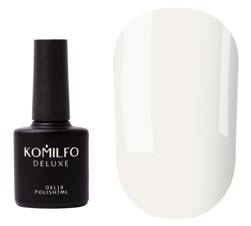 Закріплювач Komilfo No Wipe Milky White Top, без липкого шару, молочний, 8 мл