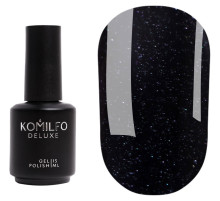 Закріплювач для гель-лаку Komilfo Glitter Top, з дрібним шимером, без липкого шару, 15 мл