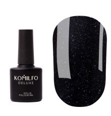 Закріплювач для гель-лаку Komilfo Glitter Top, з дрібним шимером, без липкого шару, 8 мл