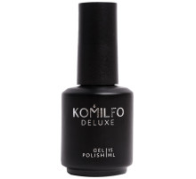 Fixer for gel polish Komilfo No Wipe Rubber Top, without a sticky layer, with UV filters, 15 ml