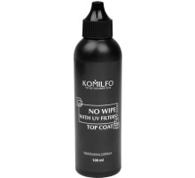 Komilfo No Wipe With UV fixative for gel polish, without a sticky layer, with UV filters, 100 ml