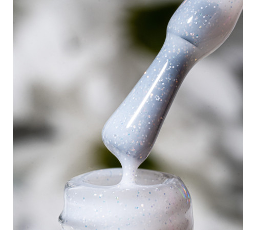 Закріплювач для гель-лаку Komilfo No Wipe Top Milky Diamond, без ЛШ, 8 мл