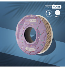 Запасний блок файл-стрічки PAP-MAM Білий для пластикової котушки Staleks PRO 240 грит, 6 м