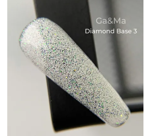 База камуфлююча GaMa Cover base Diamond №03, прозора з крихтами, 15 мл