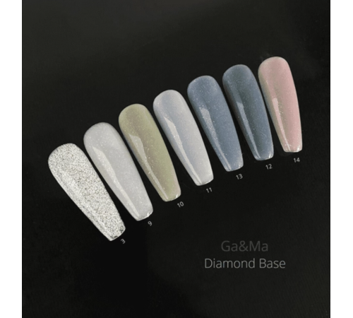 База камуфлююча GaMa Cover base Diamond №03, прозора з крихтами, 15 мл