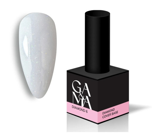 База камуфлююча GaMa Cover base Diamond №06, молочна 15 мл