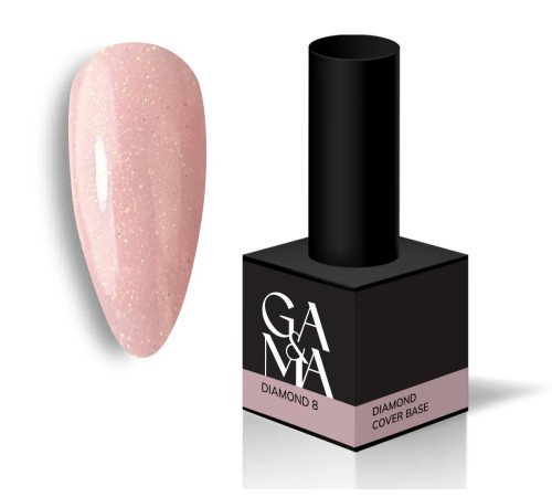 База камуфлююча GaMa Cover base Diamond №08, персикова 15 мл