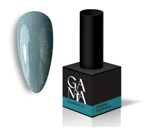 База камуфлююча GaMa Cover base Diamond №12, сіро-блакитна, 15 мл