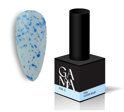 База камуфлююча GaMa Cover base Foil №02, молочна з поталлю, 15 мл