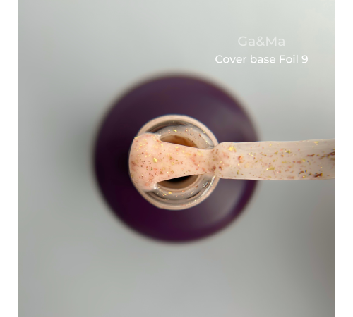 База камуфлююча GaMa Cover base Foil №09, персикова з поталлю, 15 мл