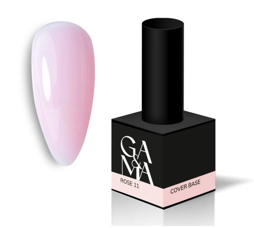 База камуфлююча GaMa Cover base №11 Rose, ніжно-рожева, 15 мл