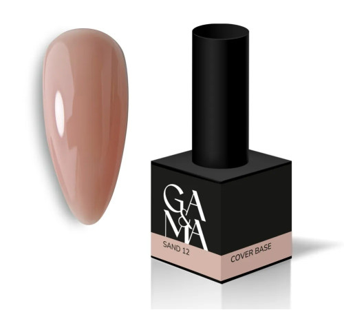 База камуфлююча GaMa Cover base №12 Sand, нюд, 15 мл