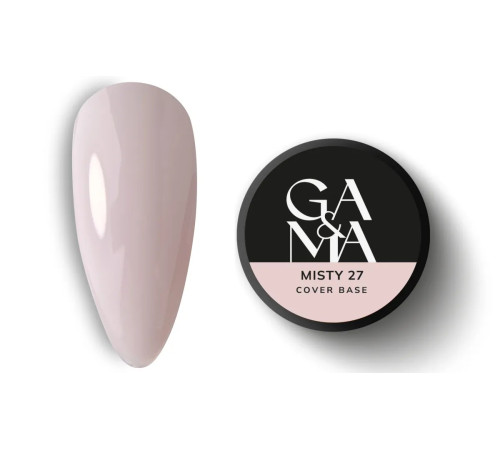 База камуфлююча GaMa Cover base №27 Misty, ніжно-рожева, 30 мл