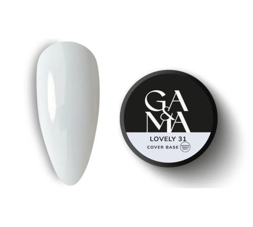 База камуфлююча GaMa Cover base №31 Lovely, молочна, 30 мл