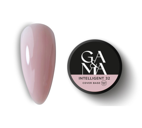 База камуфлююча GaMa Cover base №32 Intelligent, рожевий нюд, 30 мл