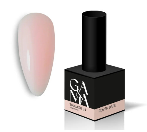 База камуфлююча GaMa Cover base №34 Tiramisu, пастельна, 15 мл