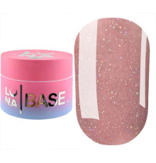 Camouflage base Luna Cover Base No. 10 pink with sparkles, 30 ml