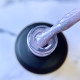 База камуфлююча NailApex 15 лавандова з срібною паталлю, 15 мл