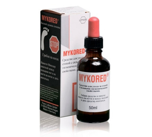 Капли с антигрибковым эффектом Mykored 50 мл
