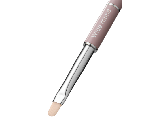 Пензель HEYLOVE Brush WIDE ROUND для гелю, овал, 8 мм
