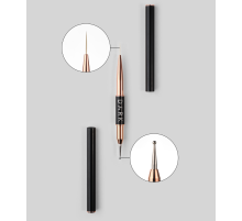 Double-sided brush DARK liner 13 mm dots 2 mm