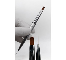 SAGA NEW double-sided brush No. 09 gel liner