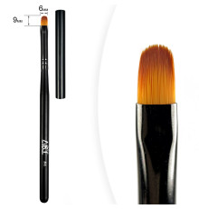 Пензель для гелю ART Gel Brush Oval №04, овал 9 мм