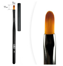 Пензель для гелю ART Gel Brush Oval №05, овал 11 мм