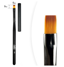 Пензель для гелю ART Gel Brush Square №03, квадрат 9 мм