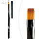 Пензель для гелю ART Gel Brush Square №03, квадрат 9 мм
