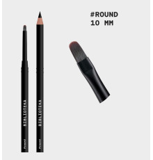Пензель для гелю BIBLIOTEKA round, 10 мм