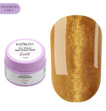 Комилфо No Wipe Gel Paint Gold 003 HEMA/TPO free, золото без липкого слоя, 5 мл