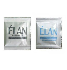 Фарба для брів ELAN № 3 світло-коричнева + окислювач