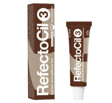 Фарба для брів і вій RefectoCil №3 Nature Brown темно-коричнева 15 мл