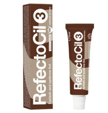 Фарба для брів і вій RefectoCil №3 Nature Brown темно-коричнева 15 мл