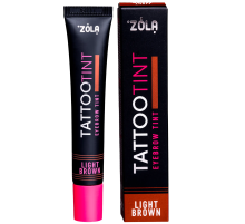 Eyebrow and eyelash dye ZOLA TATTOO TINT Light brown, 15 ml