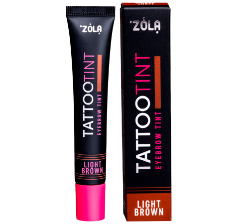Фарба для брів та вій ZOLA TATTOO TINT Light brown, 15 мл