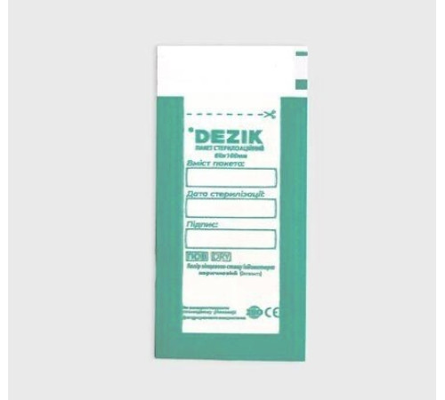 Крафт-пакети Dezik 60х100 прозорі, 100 шт