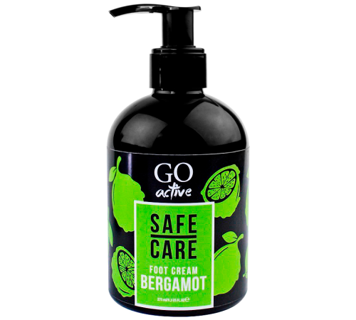 Крем для ніг GO ACTIVE Safe Care Food Creem Bergamot бергамот, 275 мл